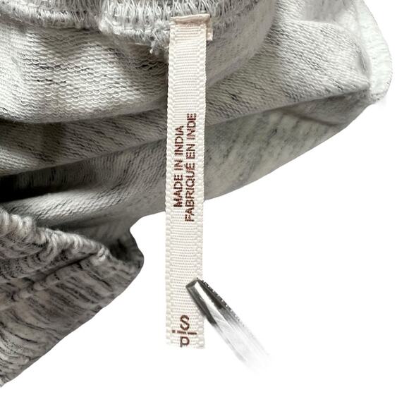 Free People High Rise Ruched Leg Joggers SIZE S Gray Baggy Sweatpants UNIQUE - Picture 3 of 11